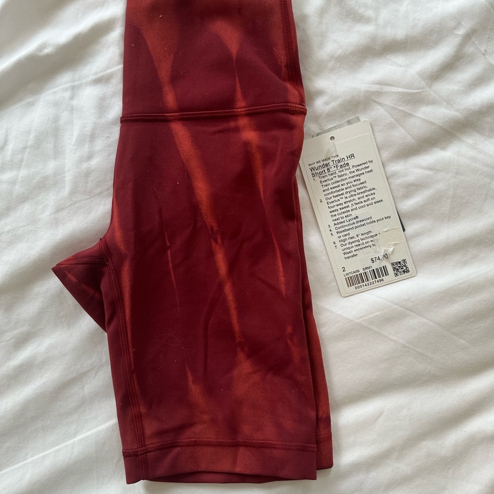 NWT Lululemon Bike Shorts Discontinued color 8”